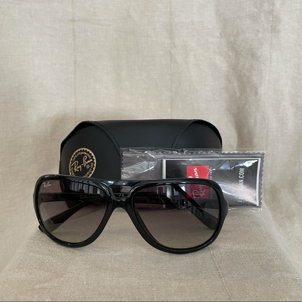 RAY-BAN 59mm Pilot Aviator Sunglasses (Black)